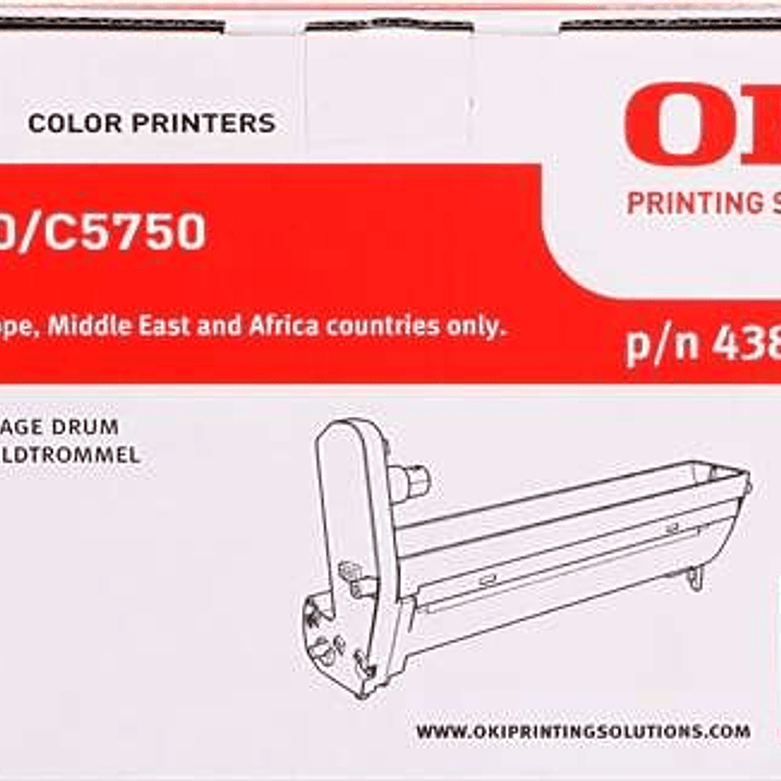 OKI C5650/C5750 Magenta Tambor de Imagen Original - 43870006 (Drum) 1