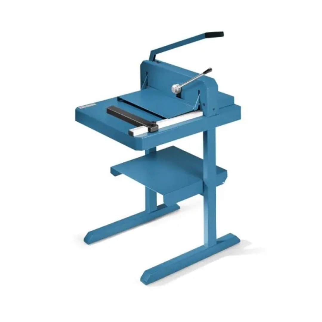 Dahle 842 Guillotina para Gruesos de Palanca con Capacidad hasta 300 Hojas - Cuchilla Superior Acero de Solingen - Mesa Metalica - Regleta de Corte Ca 1