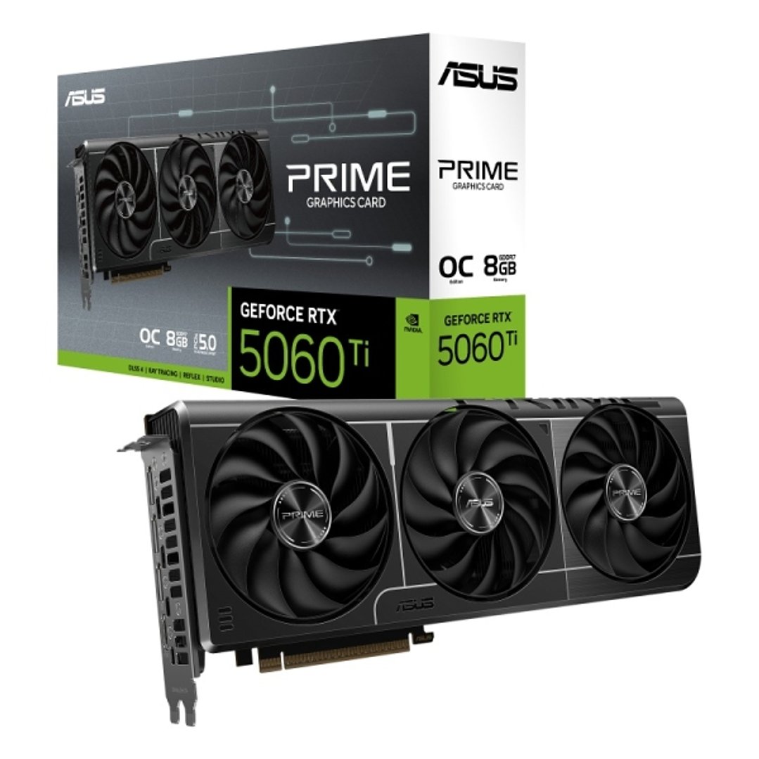 Asus GeForce RTX 5060 TI Prime OC Tarjeta Grafica 8GB GDDR7 1