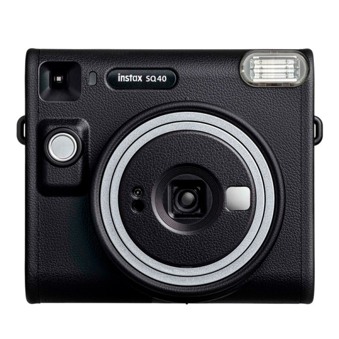 Fujifilm Instax Square SQ40 Camara Instantanea - Tamaño de Imagen 62×62mm  - Espejo para Selfies - Exposicion Automatica - Color Negro 1
