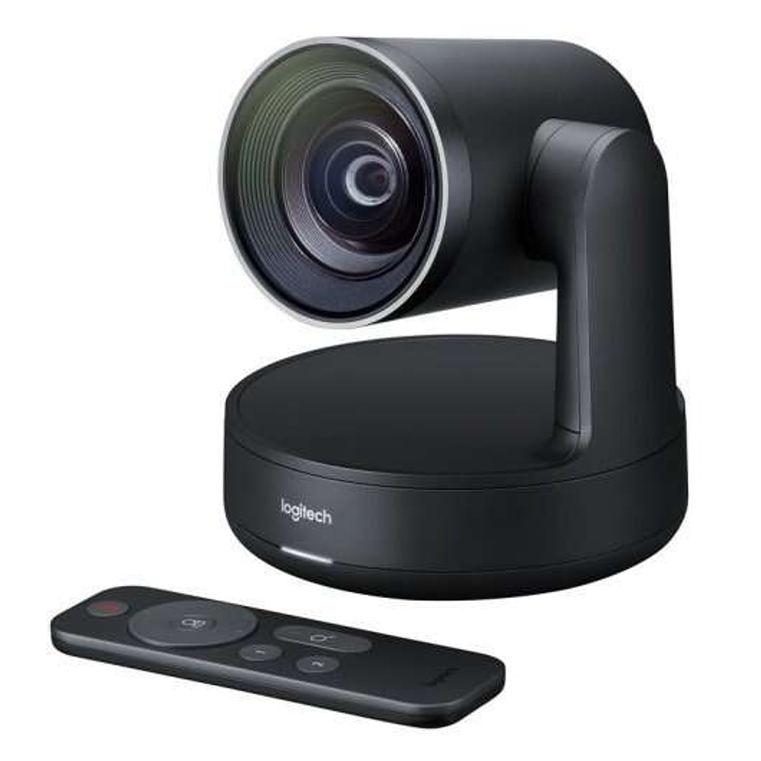 Logitech Rally Camara para Videoconferencias PTZ Ultra HD 4K USB-C 3.0 - Control Automatico - Indicador LED de Silencio - Mando a Distancia - Color Ne 1