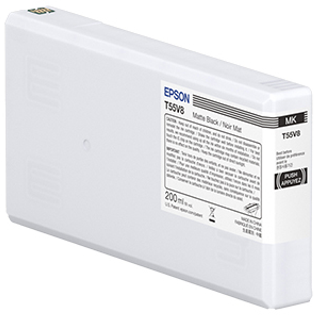 Epson T55W8 Negro Mate Cartucho de Tinta Original - C13T55W800 1