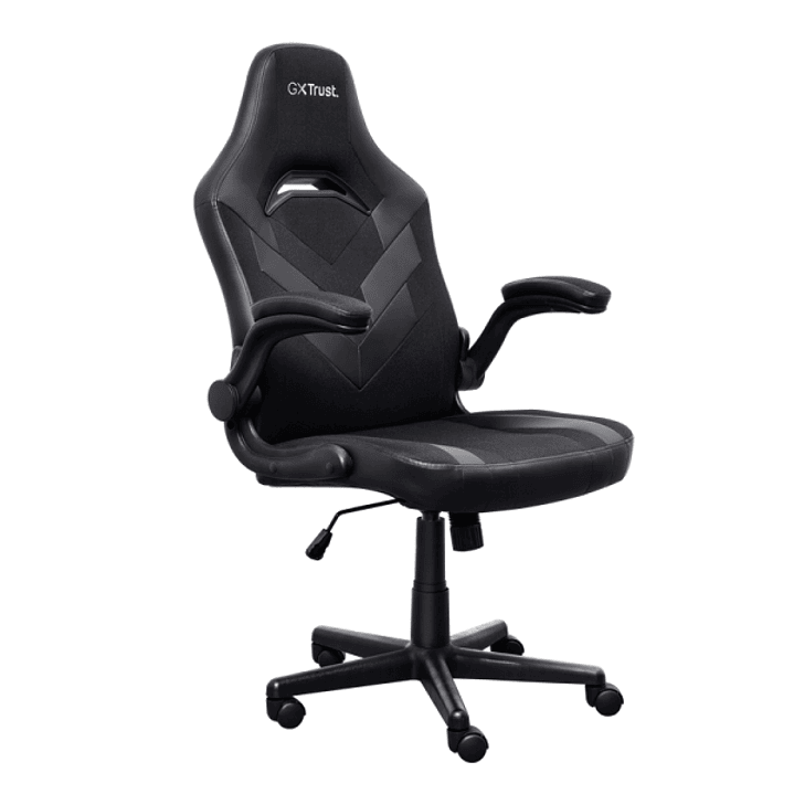 Trust GXT 703 Riye Silla Gaming - Reposabrazos - Ruedas de Nylon - Piston de Gas Clase 4 - Base Metal - Peso Max. 140Kg - Color Negro 1