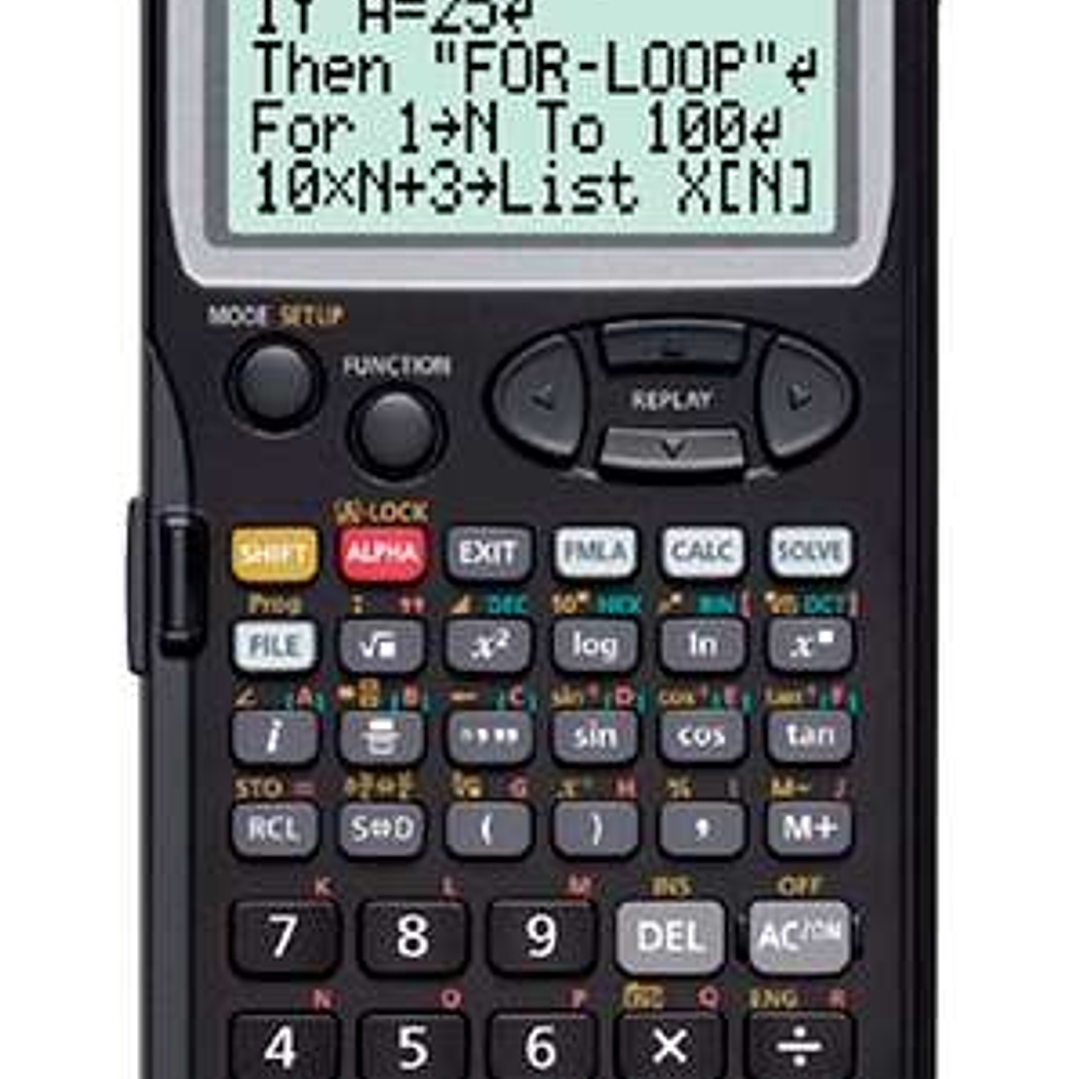 Casio FX-5800PLUS Calculadora Programable de Sobremesa - Pantalla de 4 Lineas - 664 Funciones - 26 Memorias - 128 Formulas Almacenadas - Alimentacion  1