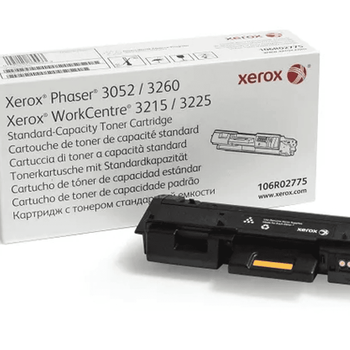 Xerox Phaser 3260/WorkCentre 3225 Negro Cartucho de Toner Original - 106R02775 1