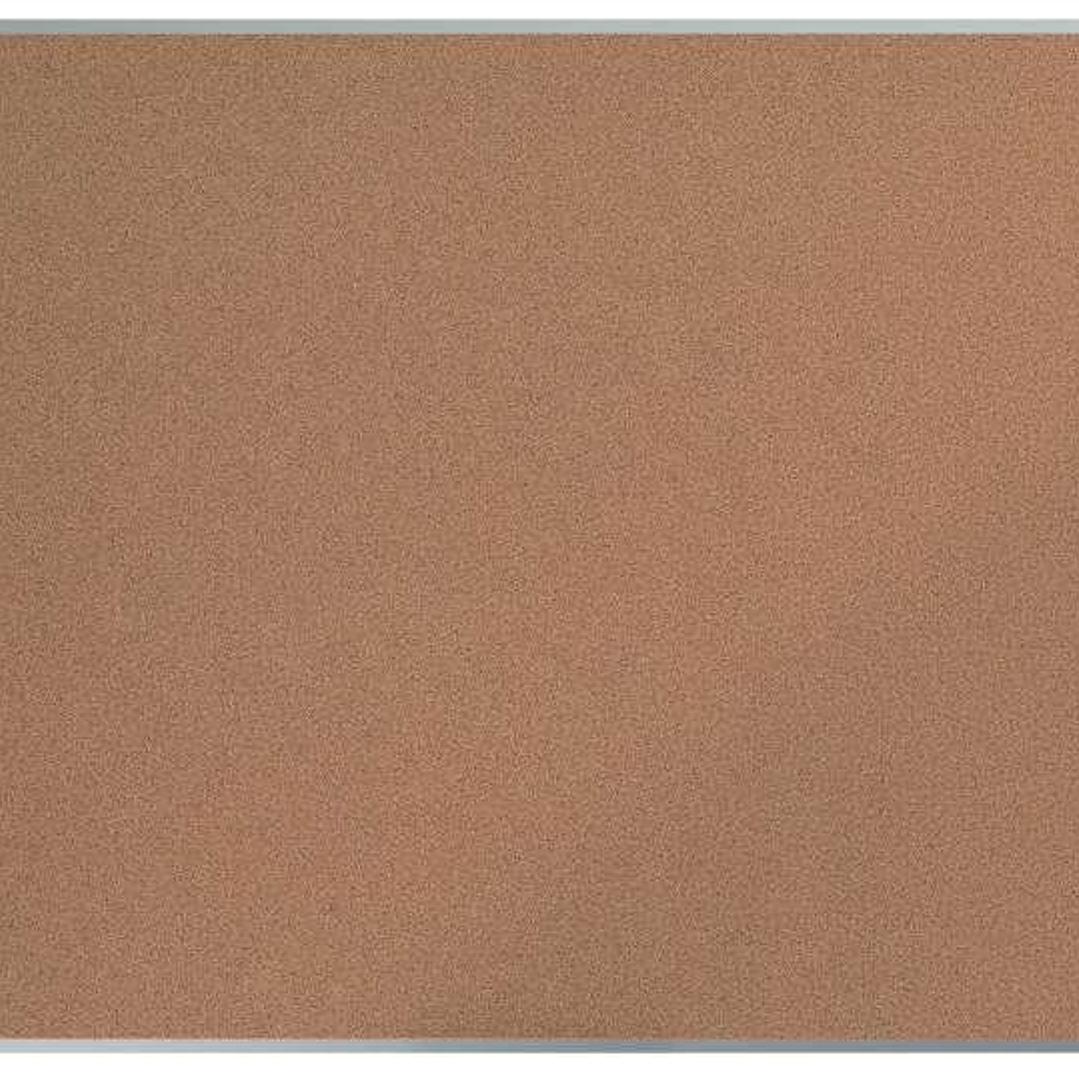 Nobo Essence Tablero de Anuncios de Corcho de 1500x1000mm - Montaje en Esquinas - Superficie Natural - Marco de Aluminio Anodizado - Color Natural 1