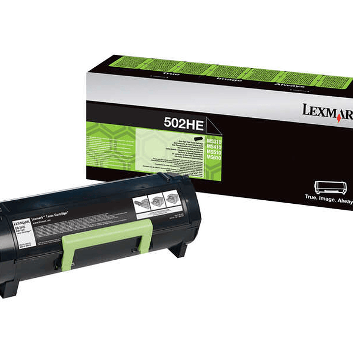 Lexmark MS310/MS410/MS510/MS610 Negro Cartucho de Toner Original - 50F2H0E/502H/50F2H00 1