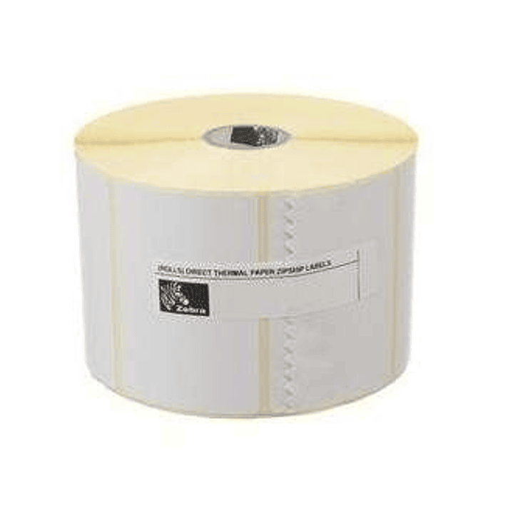 Zebra Z-Select 2000D Pack de 12 Rollos de Etiquetas Termicas Originales 76x51mm - Adhesivo Permanente - 1.370 Unidades x Rollo - 800263-205 1