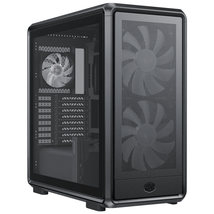 Cooler Master Masterframe 600 Caja Torre E-ATX - 2 Ventiladores 200mm RGB Frontales - 1 Ventilador 120mm RGB Trasero - Ventana Lateral - Paneles Inter 1