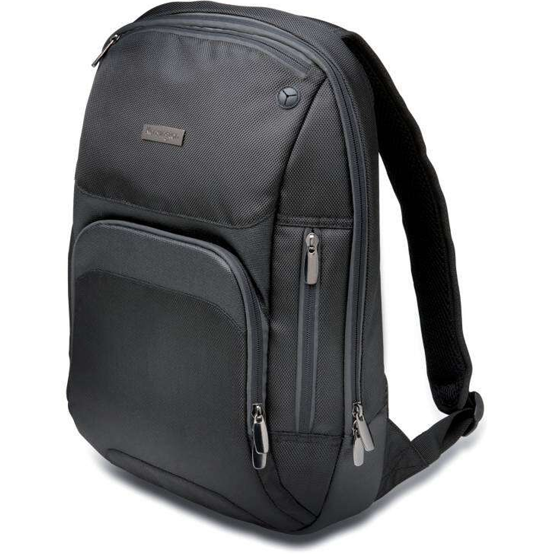 Kensington Mochila Triple Trek Optimizada para Ultrabook - Nylon Balistico de 1680 Deniers - Proteccion Snugfit(Tm) - Color Negro 1