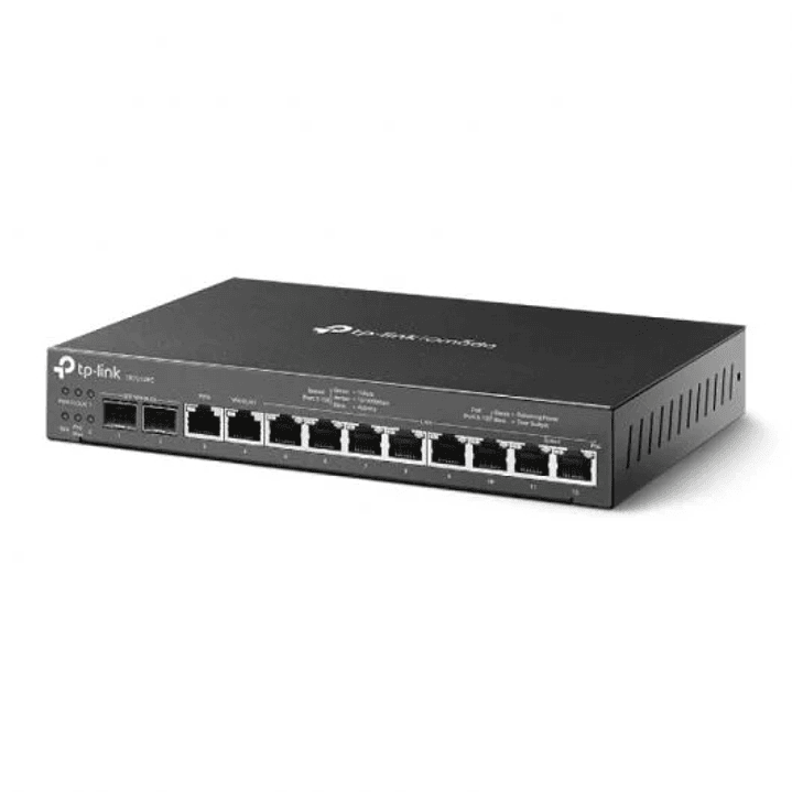 TP-Link ER7212PC Router VPN Gigabit Omada 3 en 1 - 8 Puertos LAN RJ45 PoE+ + 2 Puertos SFP + 2 Puertos WAN 1