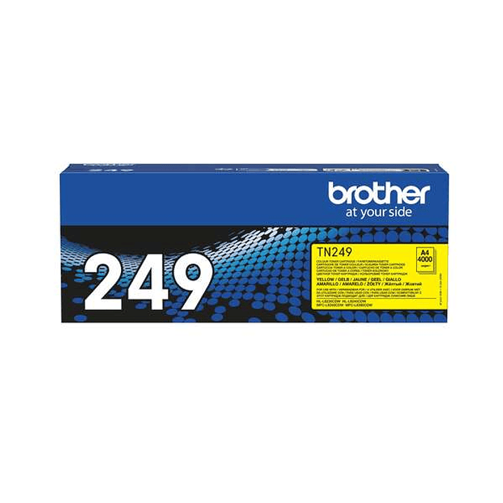 Brother TN249 Amarillo Cartucho de Toner Original - TN249Y 1