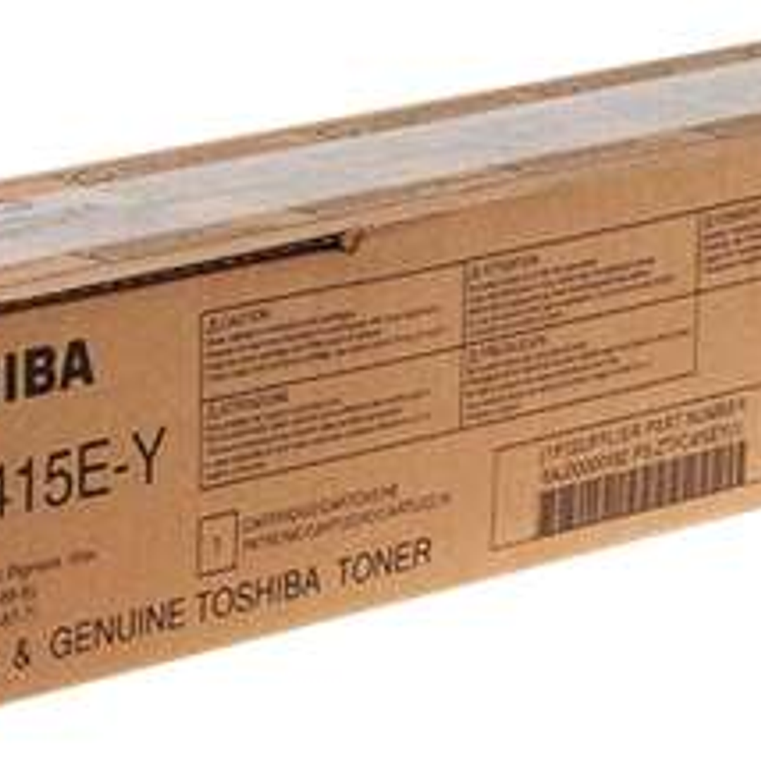 Toshiba T-FC415EY Amarillo Cartucho de Toner Original - 6AJ00000182 1