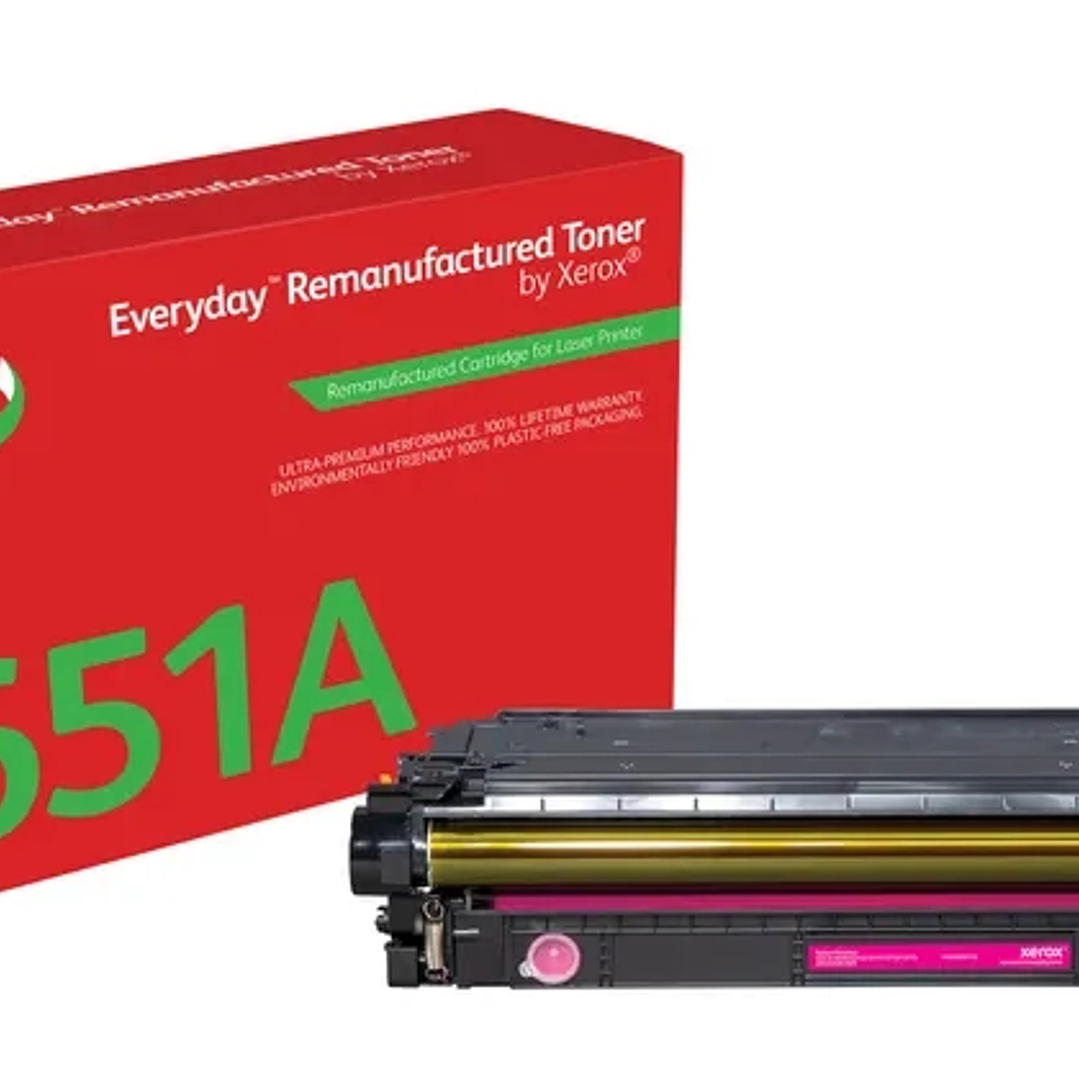 Xerox Everyday HP CE343A/CE743A/CE273A Magenta Cartucho de Toner Remanufacturado - Reemplaza 651A/307A/650A 1