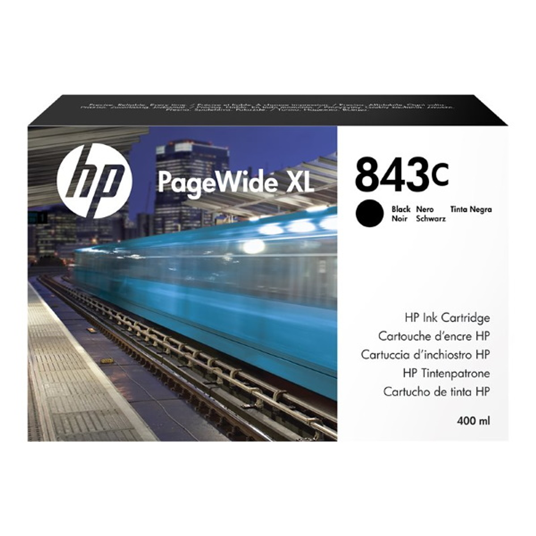 HP 843C XL Negro Cartucho de Tinta Original - C1Q65A 1