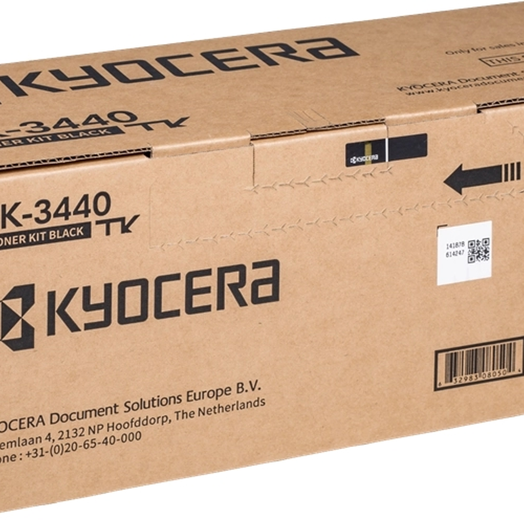 Kyocera TK3440 Negro Cartucho de Toner Original - 1T0C0T0NL0 1