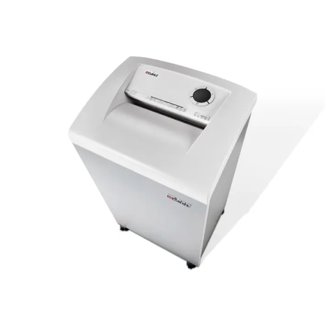 Dahle 306 Team Destructora de Papel Manual Corte en Particulas P-3 - Destruye hasta 20 Hojas - Papelera de 100L - Ruedas Giratorias con Freno - Color  1