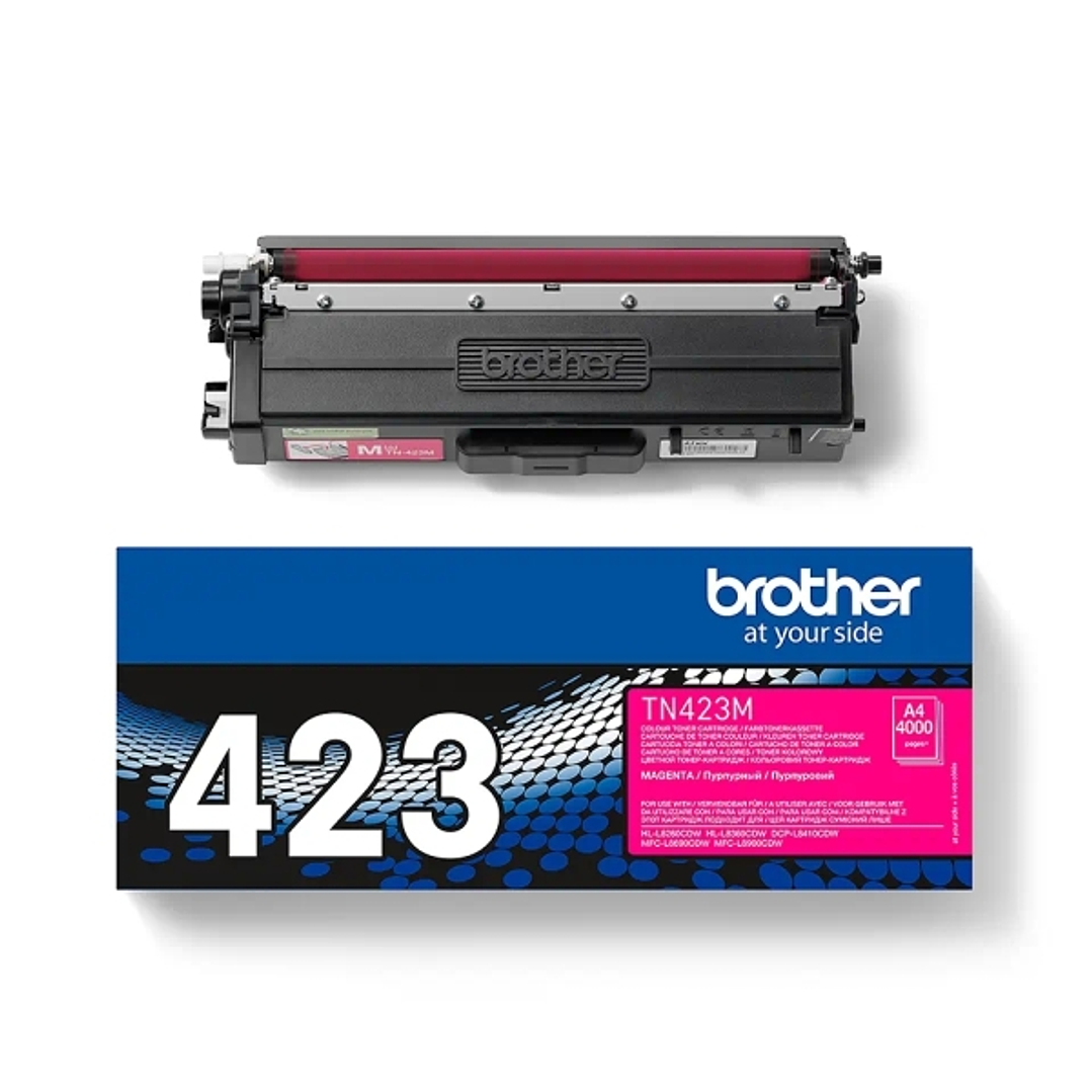Brother TN423 Magenta Cartucho de Toner Original - TN423M 1
