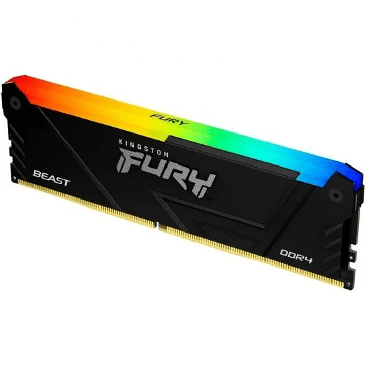 Kingston Fury Beast RGB Memoria RAM DDR4 3200MHz 32GB CL16 - Iluminacion RGB 1