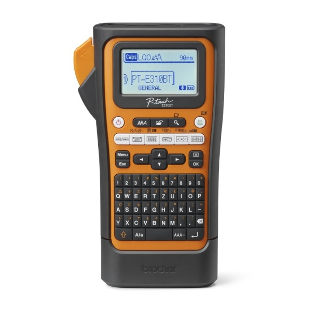 Brother PT-E310BTVP Rotuladora Electronica Bluetooth 5.0, USB - Pantalla LCD 180x180dpi - Velocidad de Impresion 20 mm/s - Ancho Max. de Cinta 15.8mm  1