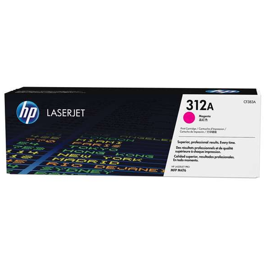 HP CF383A Magenta Cartucho de Toner Original - 312A 1