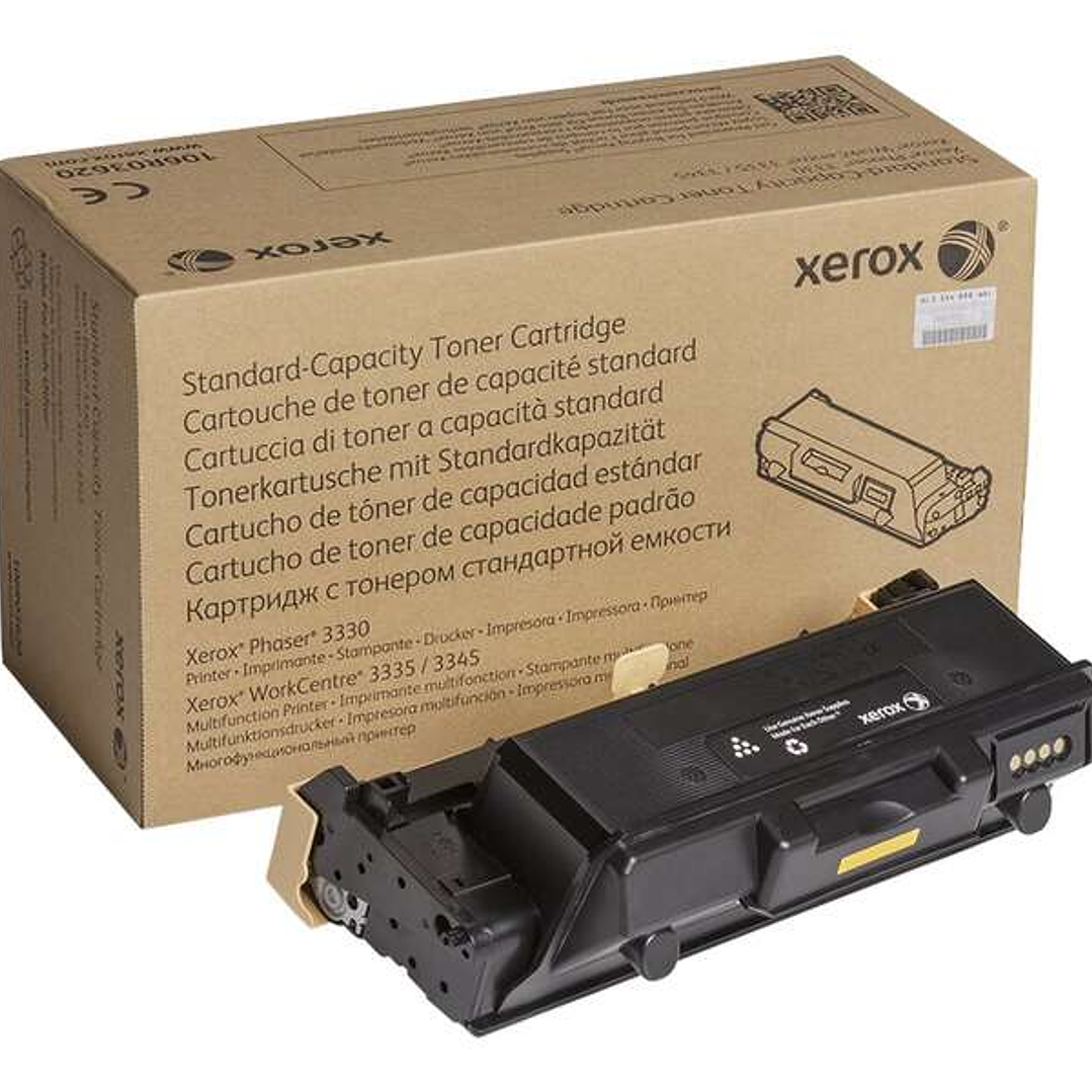 Xerox Phaser 3330VDNI/WorkCentre 3335VDNI/3345VDNI Negro Cartucho de Toner Original - 106R03620 1