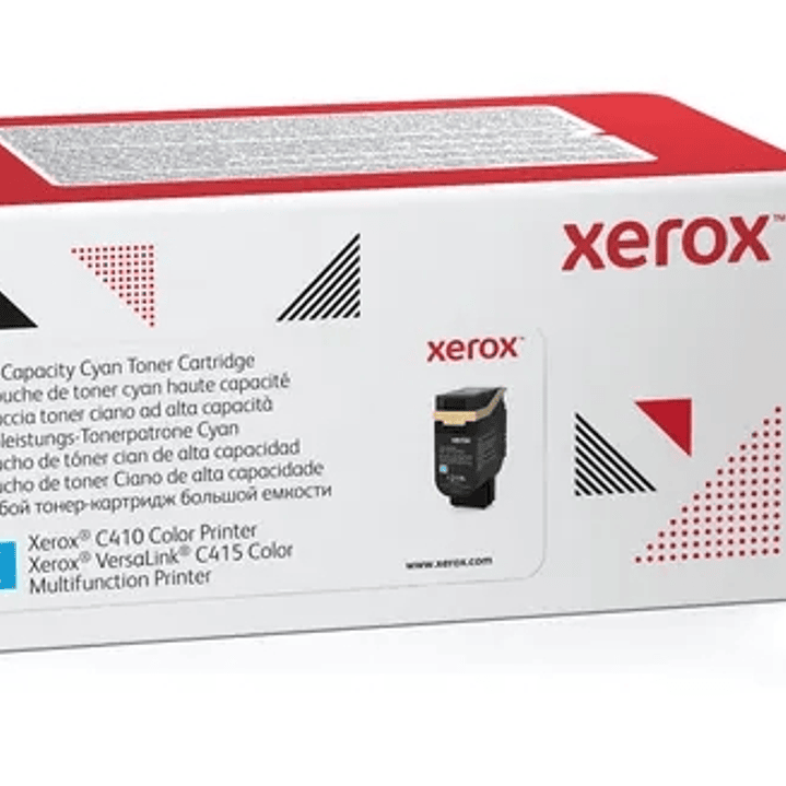 Xerox C410/ VersaLink C415 Cyan Cartucho de Toner Original - 006R04686 1