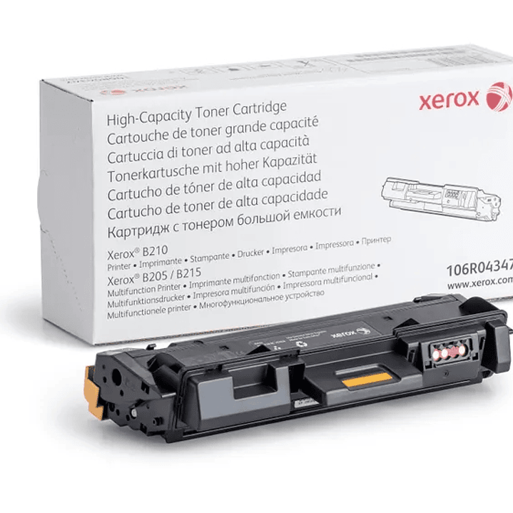 Xerox B205/B210/B215 Negro Cartucho de Toner Original - 106R04347 1