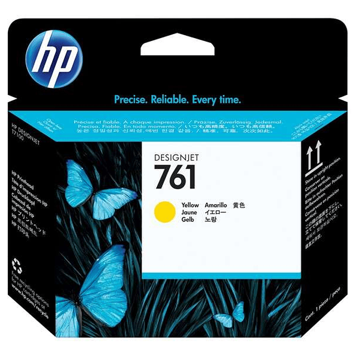 HP 761 Cabezal de Impresion Original - Amarillo - CH645A 1