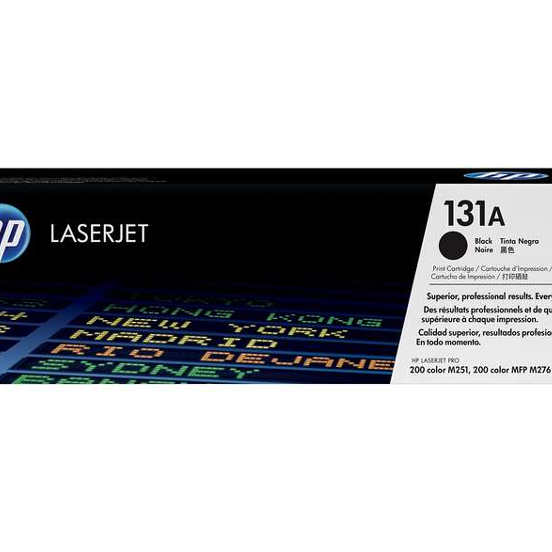 HP CF210A Negro Cartucho de Toner Original - 131A 1