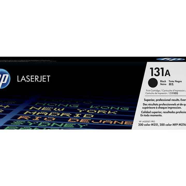 HP CF210A Negro Cartucho de Toner Original - 131A 1