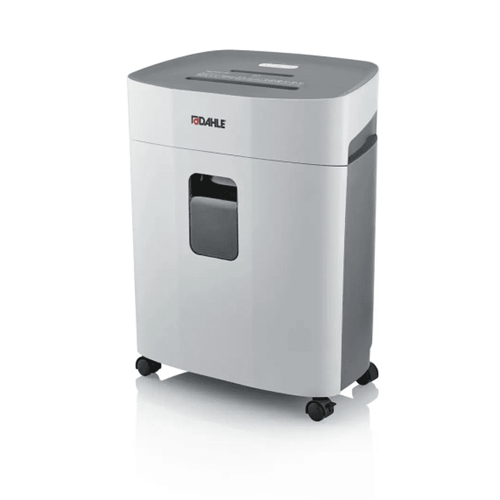 Dahle PaperSAFE 260 Destructora de Papel Manual Corte en Particulas P-4 - Destruye hasta 12 Hojas - Papelera de 25L - Con Ruedas - Apta para Papel, Ta 1