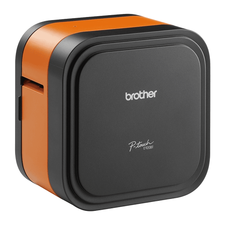 Brother PT-E920BT Rotuladora Electronica Bluetooth - 360 x 360 DPI - Ancho Max. de Cinta 36mm - Velocidad de Impresion 20mm/s - Color Negro/Naranja 1