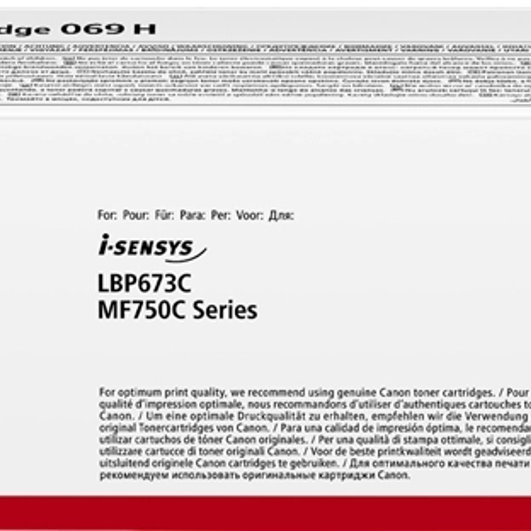 Canon 069H Cyan Cartucho de Toner Original - 5097C002 1