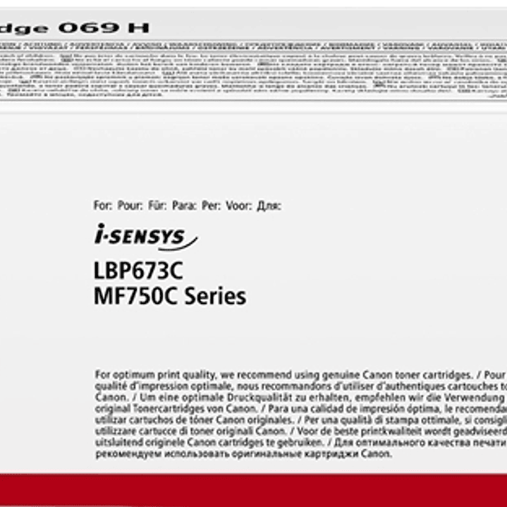 Canon 069H Cyan Cartucho de Toner Original - 5097C002 1