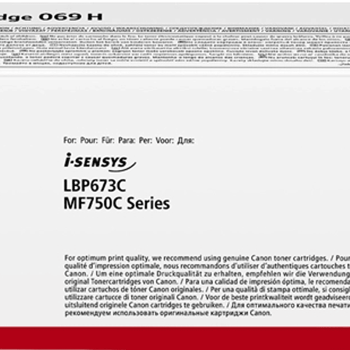 Canon 069H Amarillo Cartucho de Toner Original - 5095C002 1