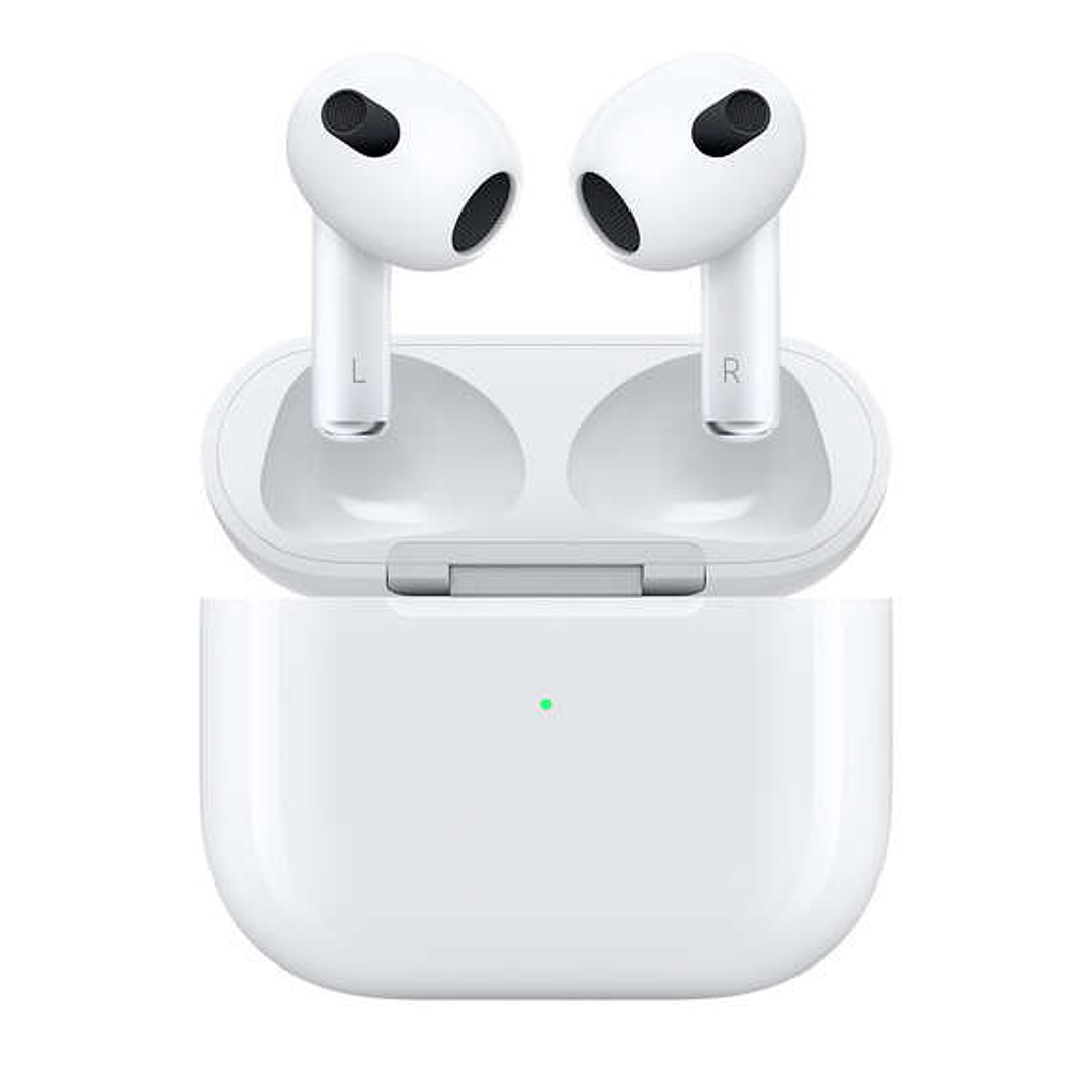 Apple AirPods 3ª Gen Auriculares Inalambricos Bluetooth 5.0 - 2 Microfonos - Control de Sensor de Presion - Autonomia hasta 6h 1