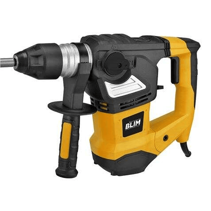 Blim Martillo SDS-Plus 1800W 820rpm - 4 Funciones - Potencia de Impacto 7J - 4.000 Impactos por Minuto - Incluye Brocas y Cinceles 1