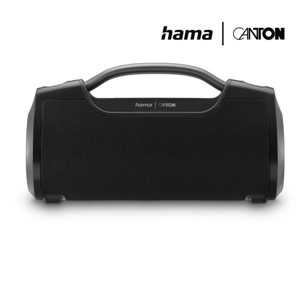Hama Mate Pro Altavoz Portatil - Potencia 60W - Bluetooth - USB-C - Bateria 3600mAh - IPX6 - Rango 10m - 17.2x31x12cm - Color Negro 1