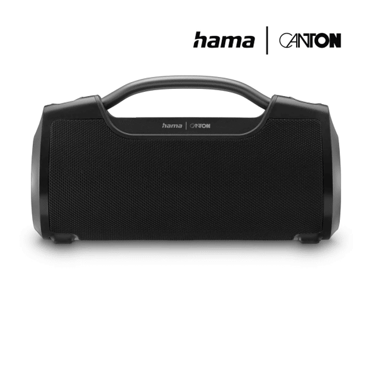 Hama Mate Pro Altavoz Portatil - Potencia 60W - Bluetooth - USB-C - Bateria 3600mAh - IPX6 - Rango 10m - 17.2x31x12cm - Color Negro 1