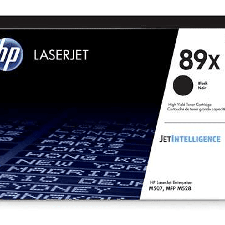 HP CF289X Negro Cartucho de Toner Original - 89X 1