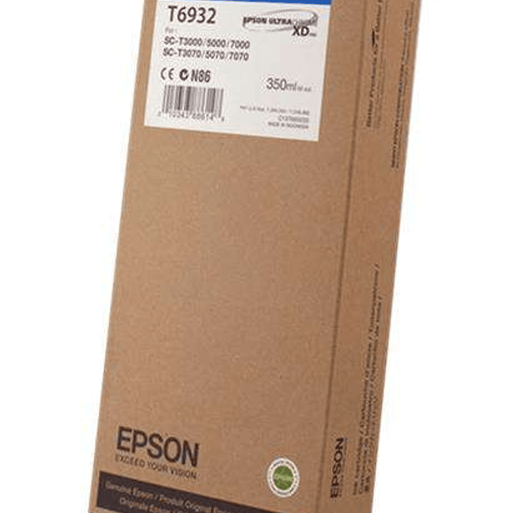 Epson T6932 Cyan Cartucho de Tinta Original - C13T693200 1