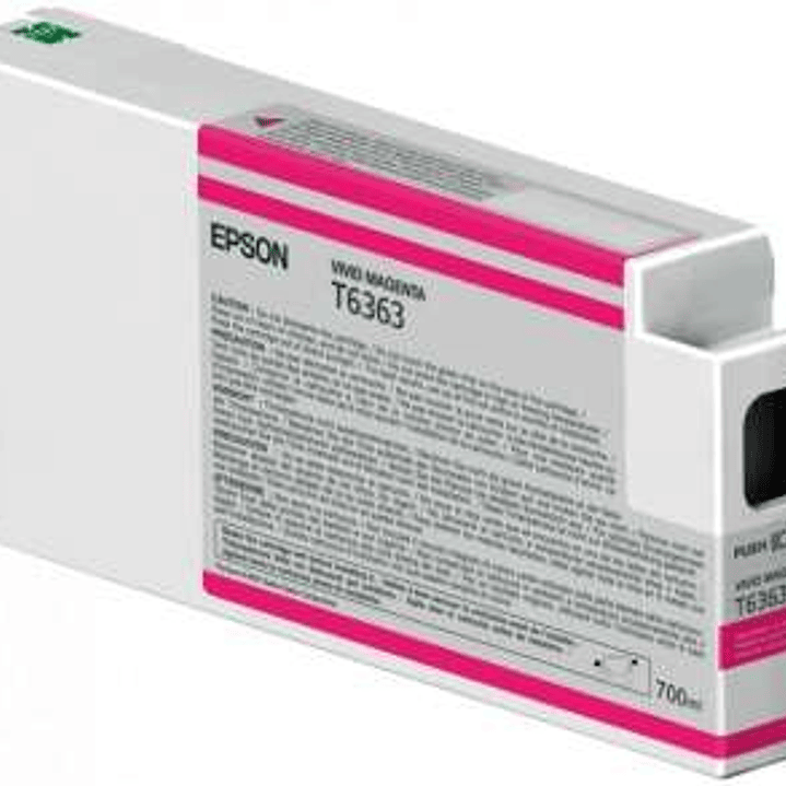 Epson T6363 Magenta Vivido Cartucho de Tinta Original - C13T636300 1