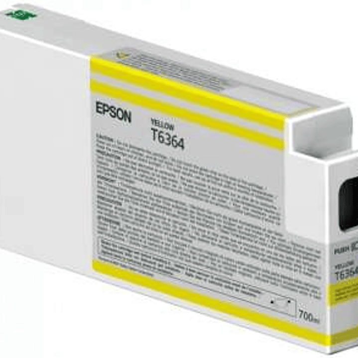 Epson T6364 Amarillo Cartucho de Tinta Original - C13T636400 1