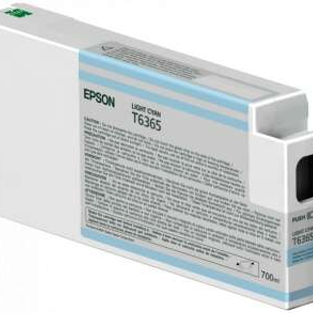 Epson T6365 Cyan Light Cartucho de Tinta Original - C13T636500 1