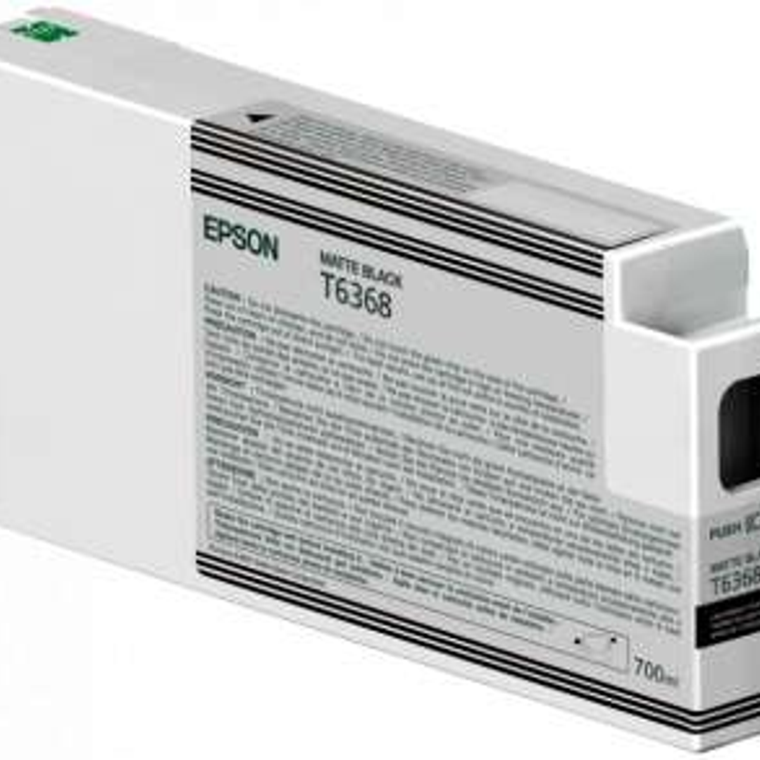 Epson T6368 Negro Mate Cartucho de Tinta Original - C13T636800 1