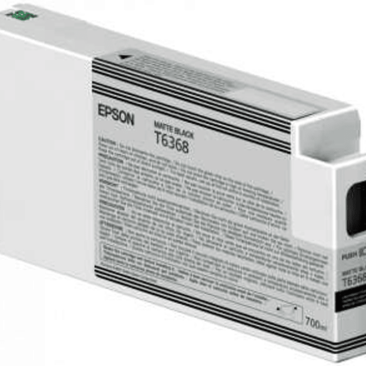 Epson T6368 Negro Mate Cartucho de Tinta Original - C13T636800 1