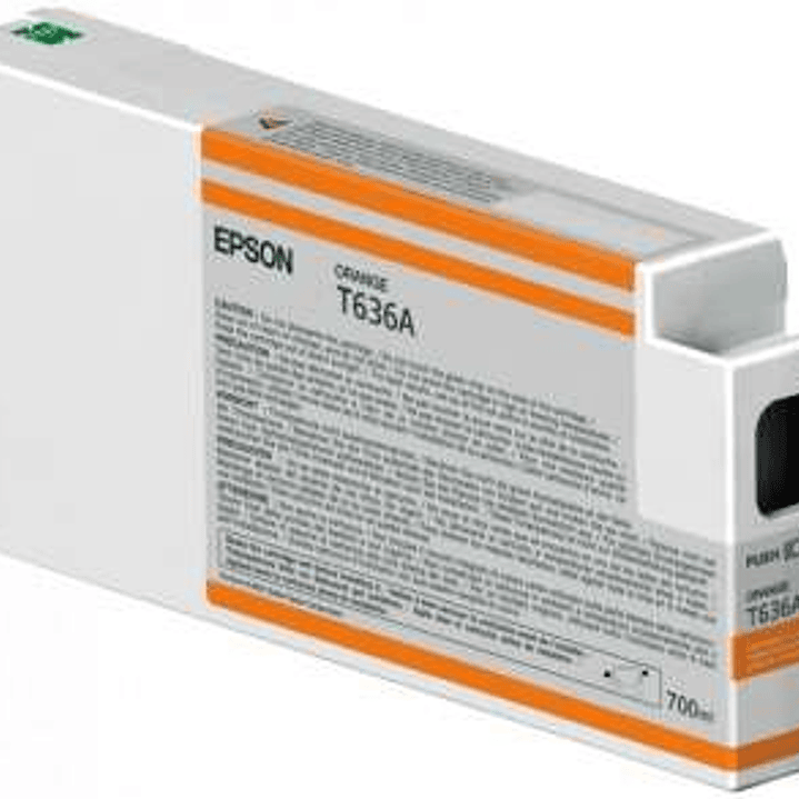 Epson T636A Naranja Cartucho de Tinta Original - C13T636A00 1