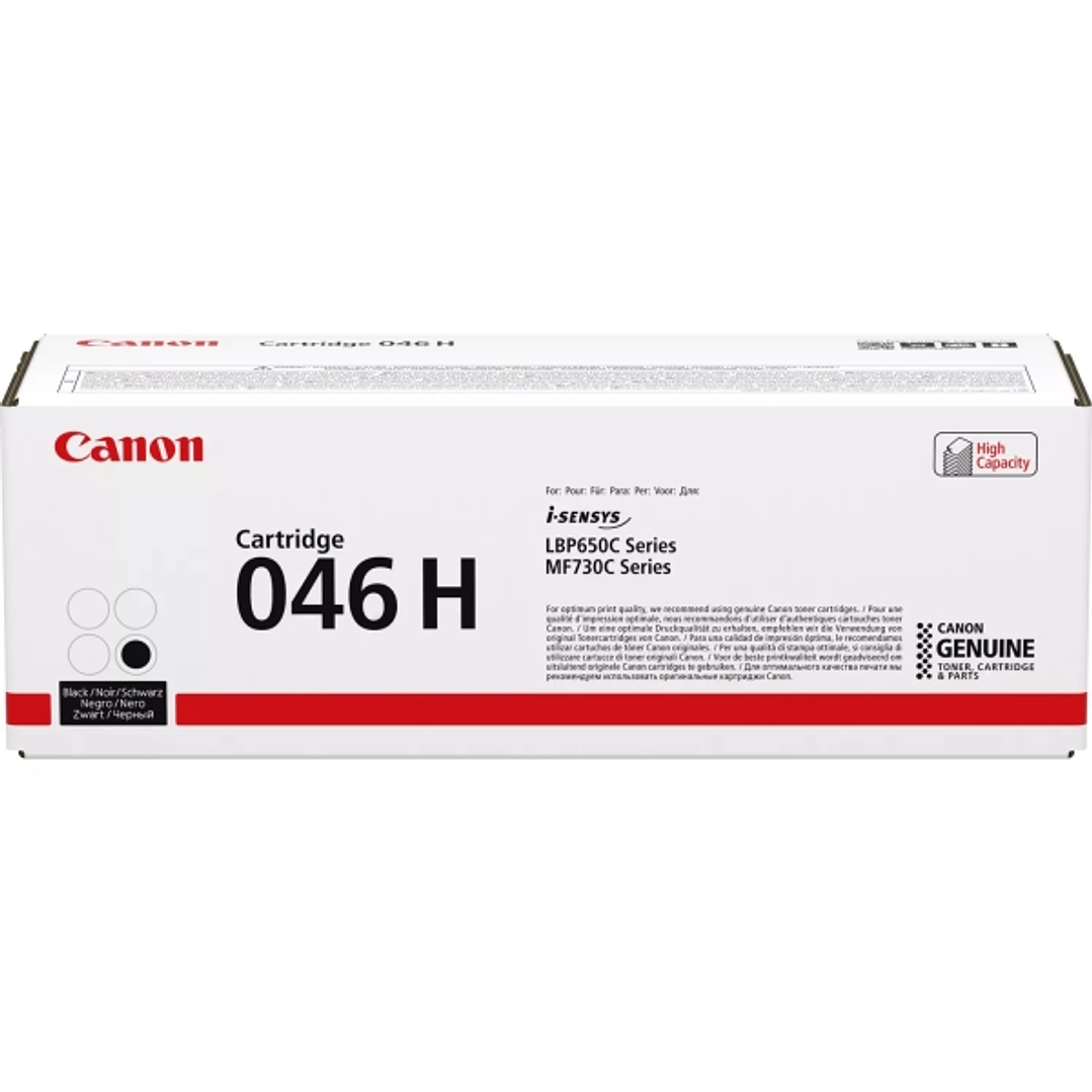 Canon 046H Negro Cartucho de Toner Original - 1254C002 1