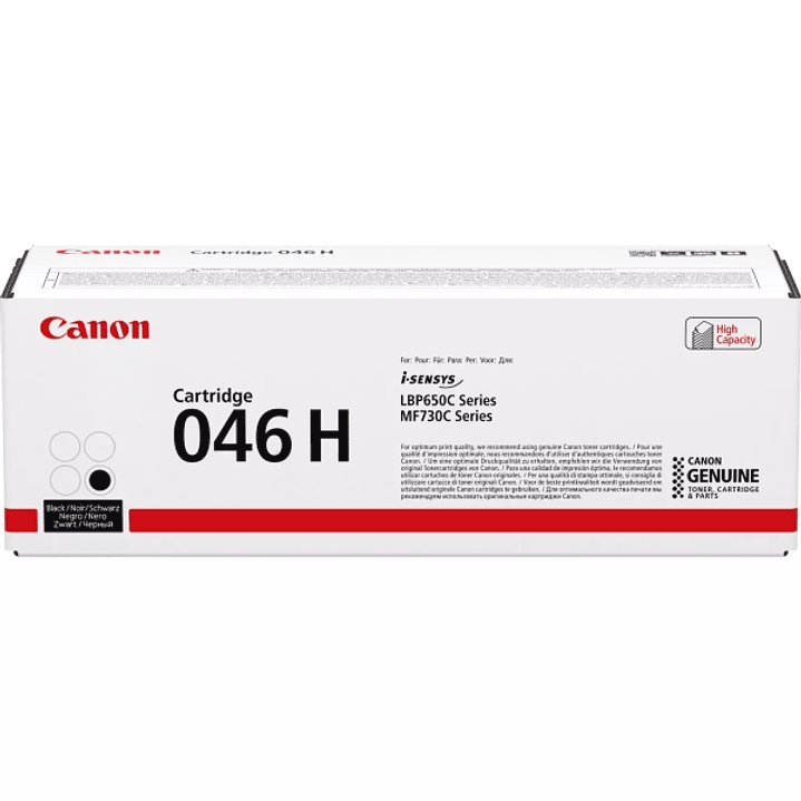 Canon 046H Negro Cartucho de Toner Original - 1254C002 1